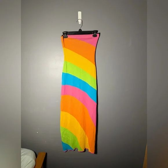 Show Me Your Mumu Island Nights Tube Dress Size Small - Picture 2 of 5